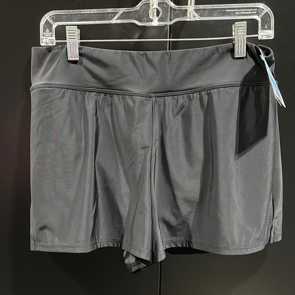 Swim Solutions Tummy control,panty lined,stretch,key tab,boy short loose bottoms - Picture 1 of 7